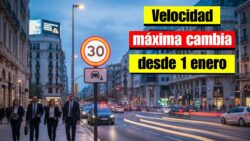 Cambian los límites de velocidad en vías urbanas: así te afectará desde el 1 de enero