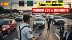 Nueva cámara de cinturón en autopistas: multas de 200 € desde el 8 de diciembre
