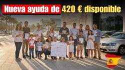 Nueva ayuda de 420 € para familias con coche diésel: solicitud abierta desde este viernes